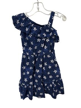 jumping beans Navy Blue Floral Girl's Dress